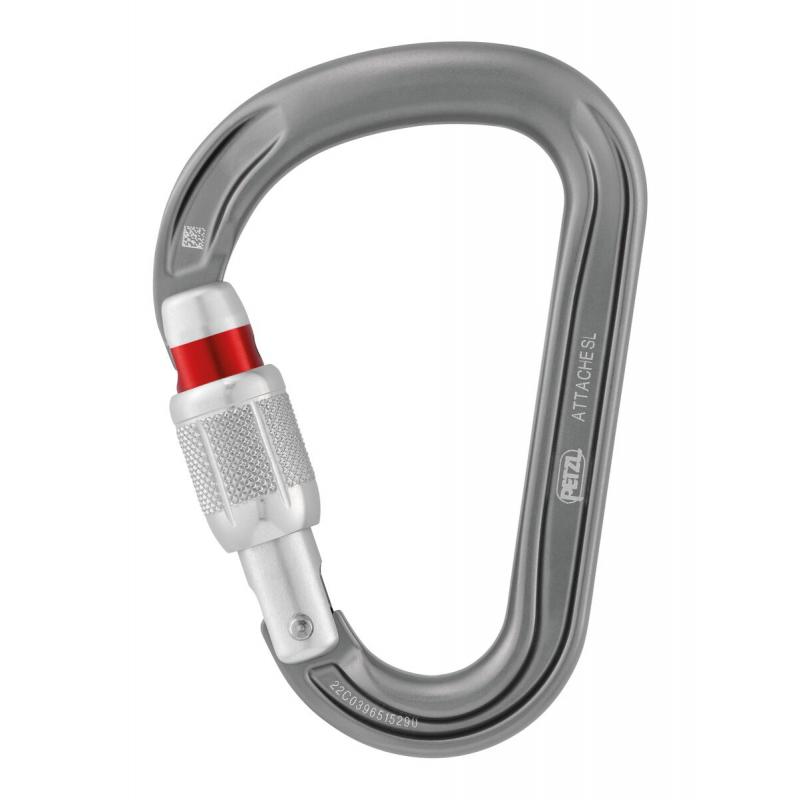 Petzl Attache Screw-Lock Gray