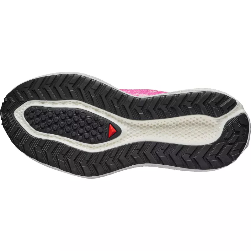 Salomon Aero Glide 4 Grvl Womens Vanilla Ice / Knockout Pink / Black - Bilde 2