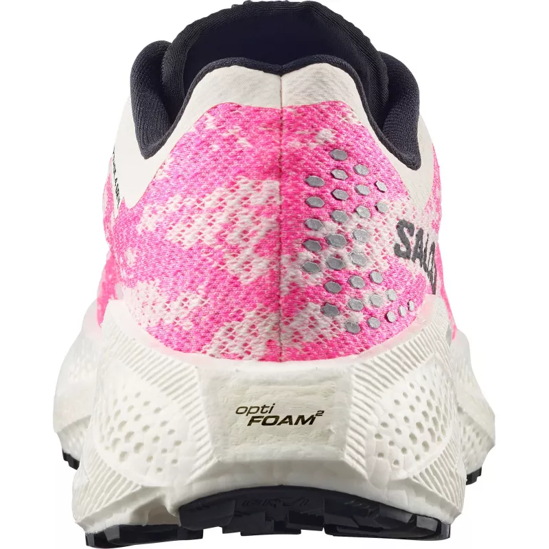 Salomon Aero Glide 4 Grvl Womens Vanilla Ice / Knockout Pink / Black - Bilde 4