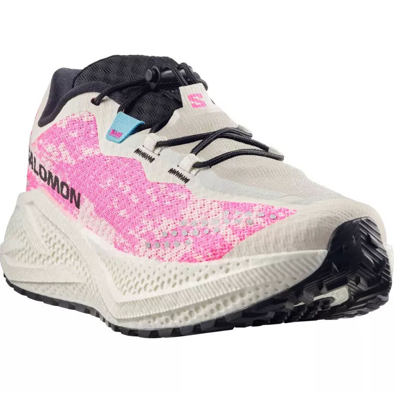 Salomon Aero Glide 4 Grvl Womens Vanilla Ice / Knockout Pink / Black - Bilde 7