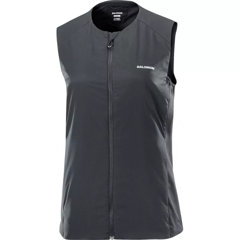 Salomon Mountain Flex Hybrid Vest Womens Deep Black