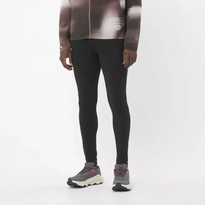 Salomon Shkout Core Warm Tights Mens Deep Black