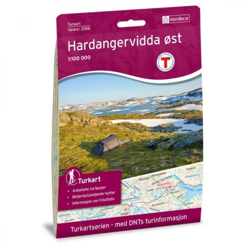 Nordeca Turkart Hardangervidda Øst 1:100 000 2556 Platou Sport 1