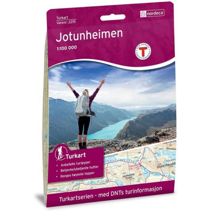 Nordeca Turkart Jotunheimen 1:100 000 2215 Platou Sport 1