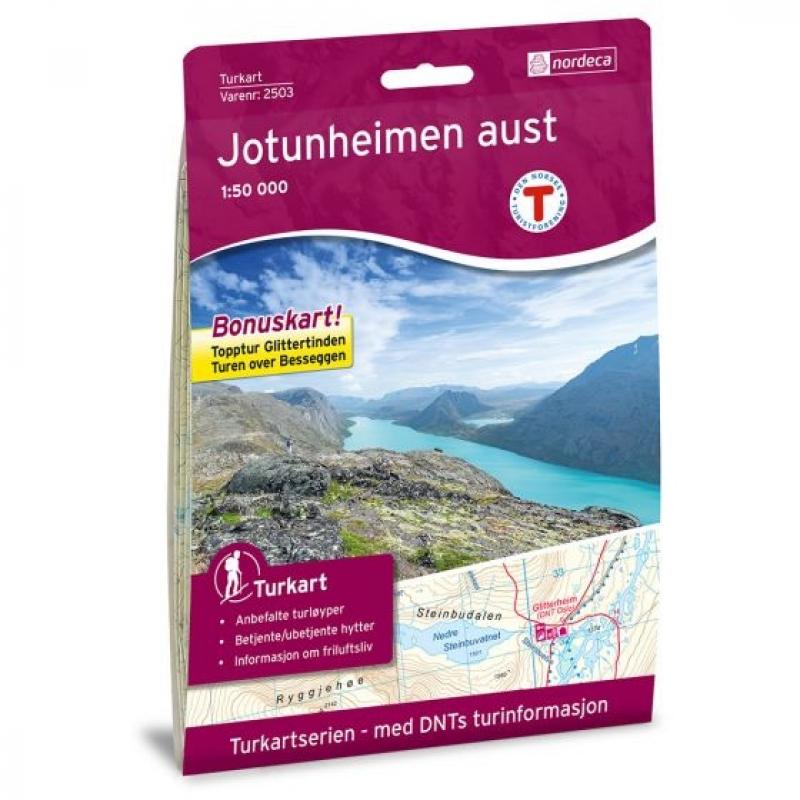 Nordeca Turkart Jotunheimen Aust 1:50 000 2503 Platou Sport 1