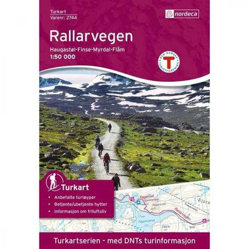 Nordeca Turkart Rallarvegen 1:50 000 2744 Platou Sport 1