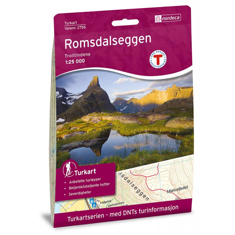 Nordeca Turkart Romsdalseggen 1:25 000 2756 Platou Sport 1