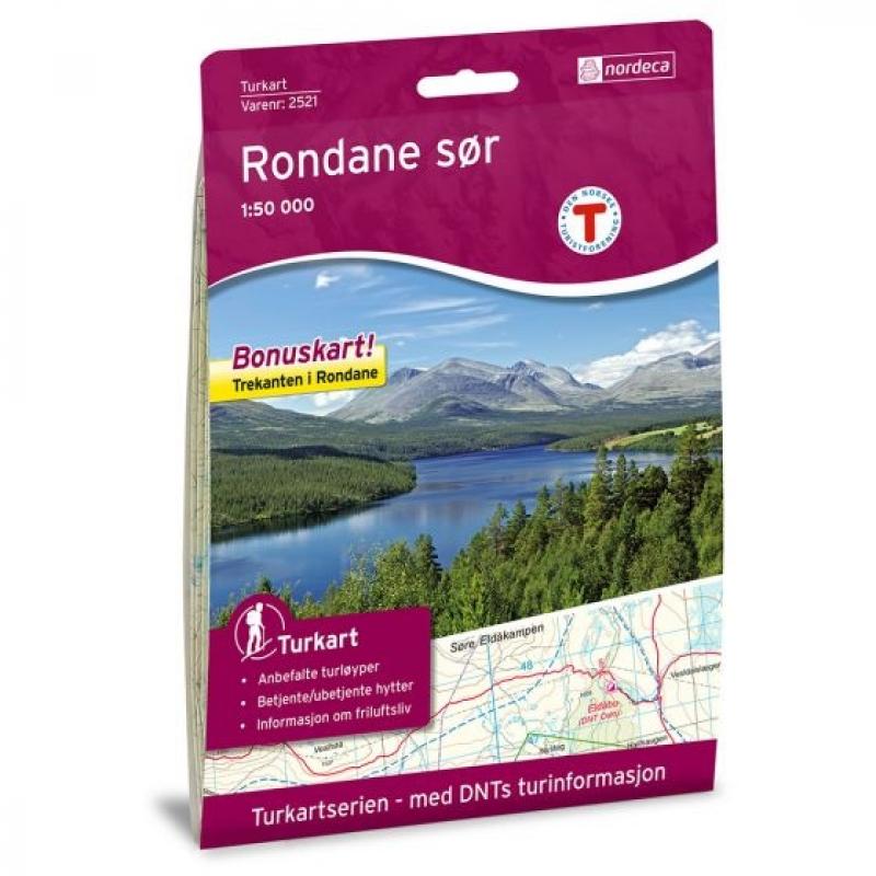 Nordeca Turkart Rondane Sør 1:50 000 2521 Platou Sport 2