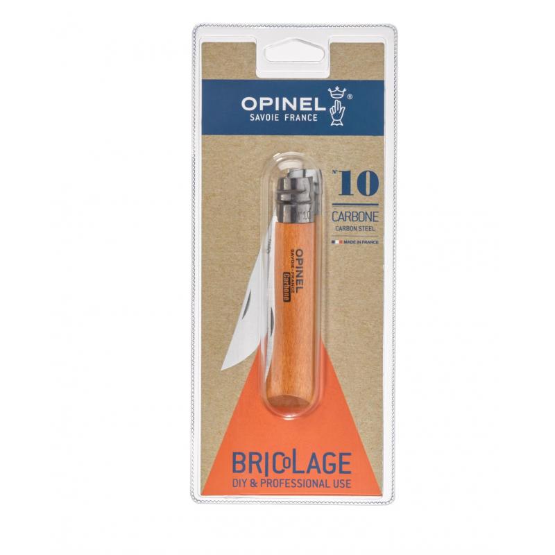 OPINEL Opinel Blister Pack N°10 Carbon Steel Platou Sport 1