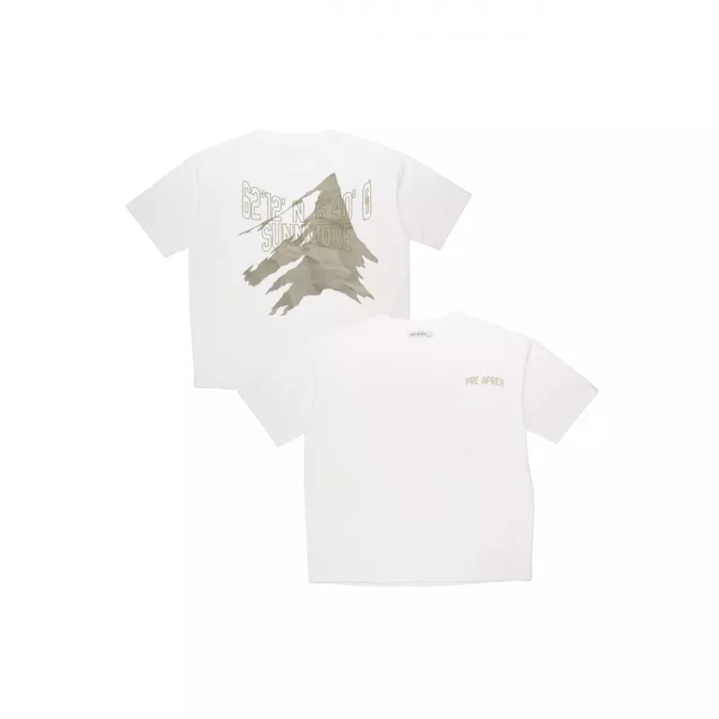 Pre Après Native Tee Green/White