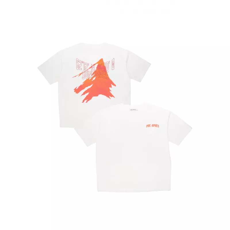 Pre Après Native Tee Orange/White