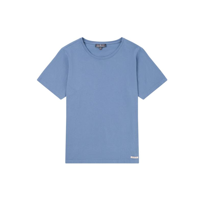 Amundsen Amundsen Oslo Tee Mens Denim Blue
