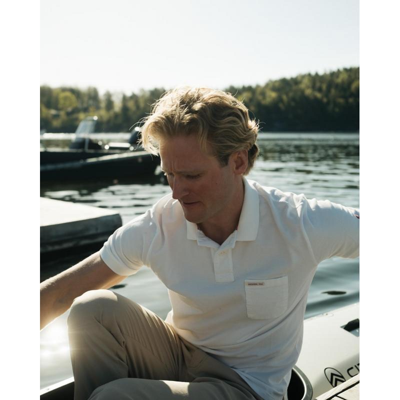 Amundsen Chukka Shirt Patch Mens White