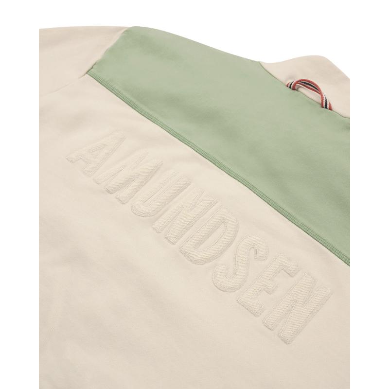Amundsen Ditch-Hiker Track Jacket Mens Oatmeal/Faded Willow Green - Bilde 3
