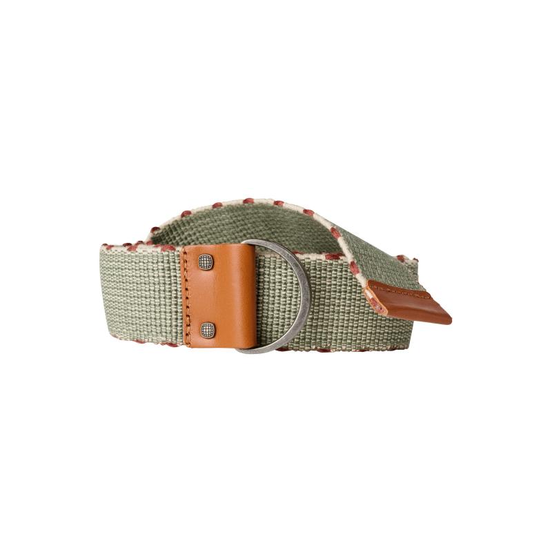 Amundsen Woven Belt In Bag Olive Ash