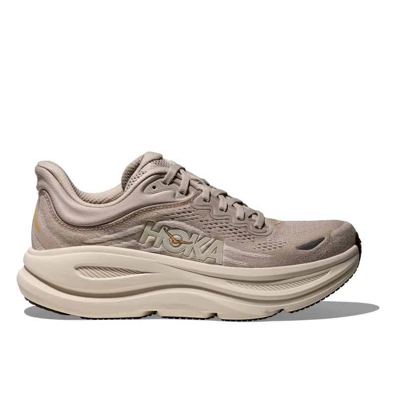 Hoka Bondi 9 Womens River Rock Grey/Alabaster