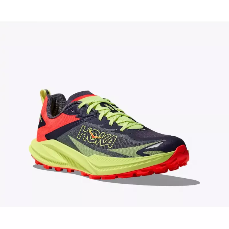 Hoka Zinal 3 Mens Squid Ink/Neon Yuzu - Bilde 4