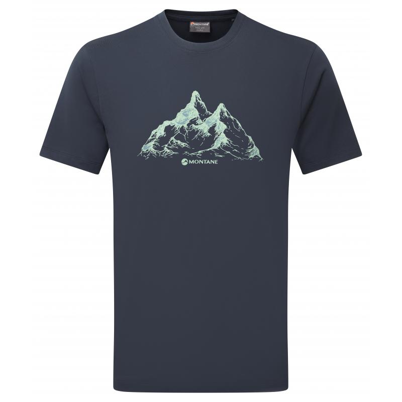 Montane Montane Mens Dual Mountain T Shirt Eclipse Blue MDMTS Platou Sport Bergen 1