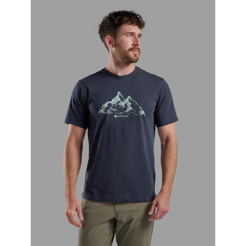 Montane Montane Mens Dual Mountain T Shirt Eclipse Blue MDMTS Platou Sport Bergen 2