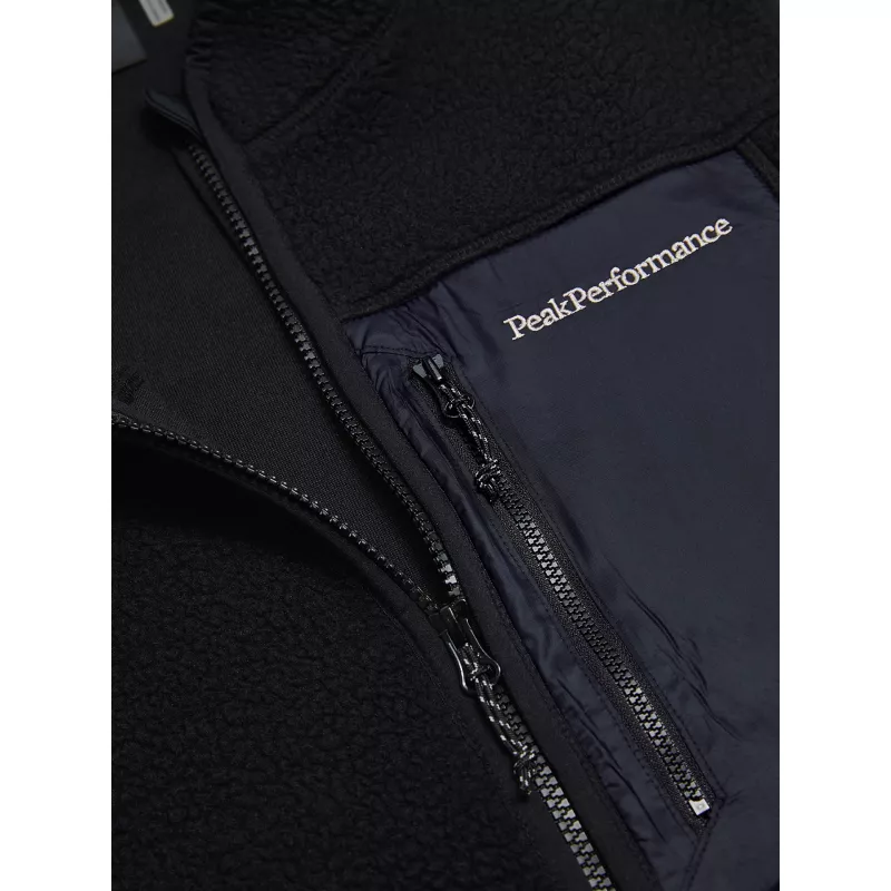 Peak Performance Mens Naturerush Pile Vest Black - Bilde 3