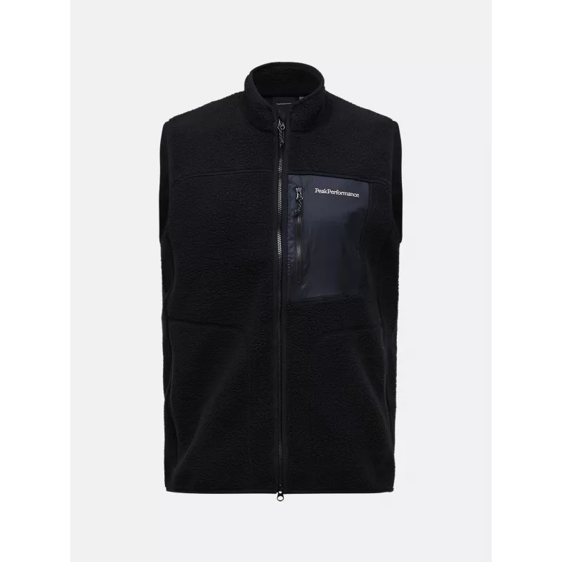 Peak Performance Mens Naturerush Pile Vest Black - Bilde 5