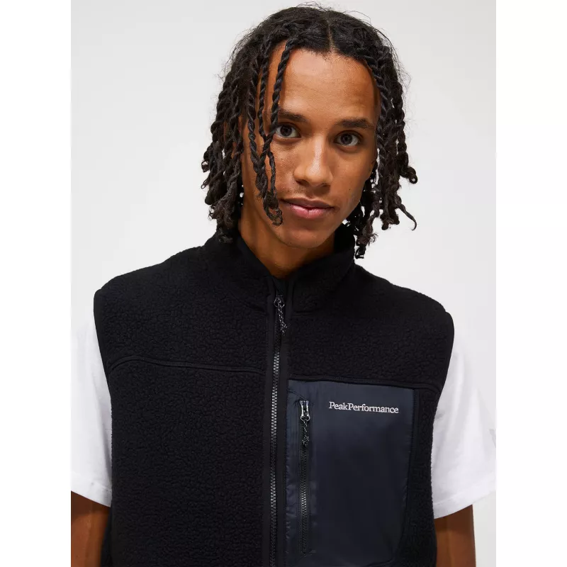 Peak Performance Mens Naturerush Pile Vest Black - Bilde 7