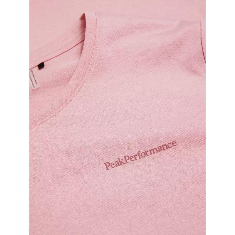 Peak Performance Womens Explore Logo Tee Warm Blush - Bilde 3