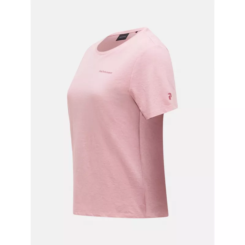 Peak Performance Womens Explore Logo Tee Warm Blush - Bilde 4