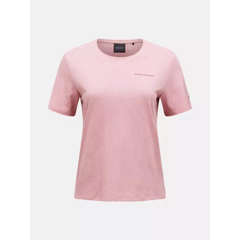 Peak Performance Womens Explore Logo Tee Warm Blush - Bilde 5