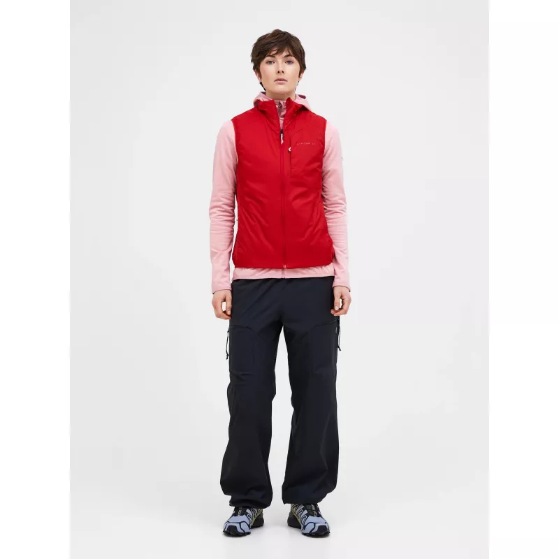 Peak Performance Womens Freelight Reversible Vest Red Pompeian