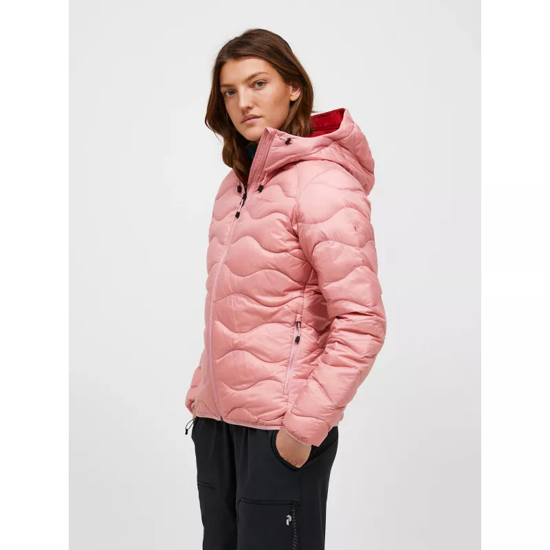 Peak Performance Womens Helium Down Hood Jacket Warm Blush