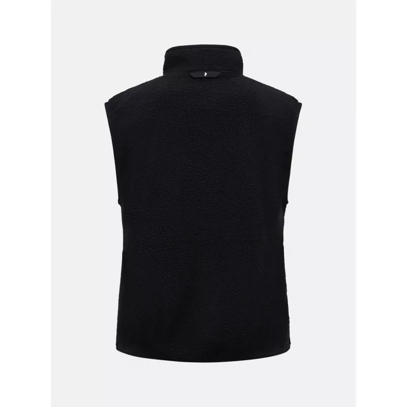 Peak Performance Womens Naturerush Pile Vest Black - Bilde 3