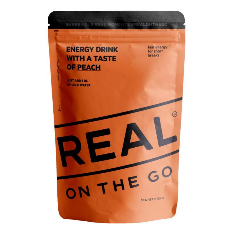 Real Turmat Real Turmat OTG Energy drink Fersken 9275 Platou Sport Bergen 1