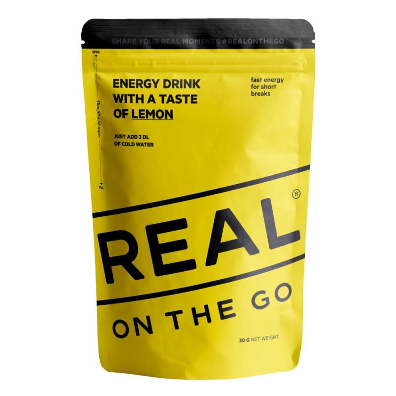 Real Turmat Real Turmat OTG Energy drink Lemon 9274 Platou Sport Bergen 1