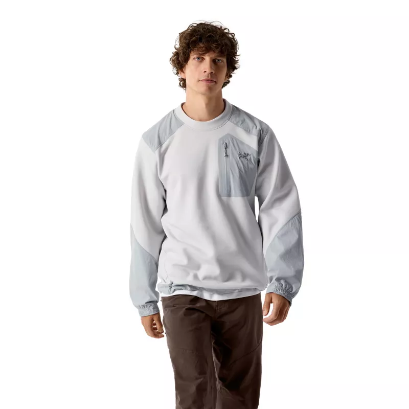 Arc'teryx Konseal Crew Mens Solitude/Dk Solitude - Bilde 6
