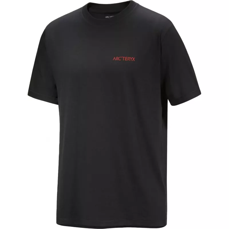 Arc'teryx Kragg SL Cotton Blurred Bird SS Mens Black/Dynasty - Bilde 4
