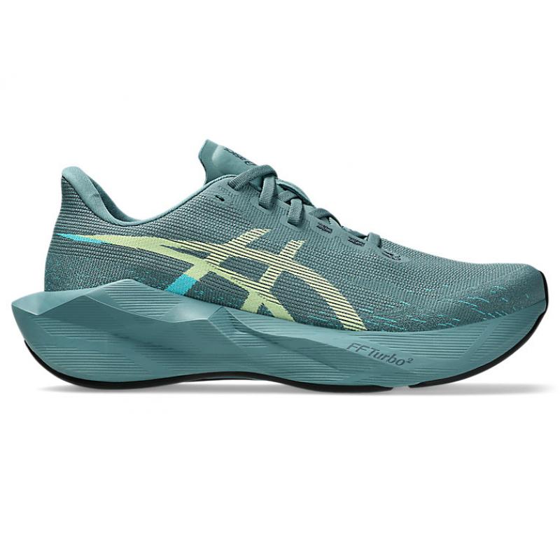 Asics Novablast 6 Mens Foggy Teal/Illuminate Yellow
