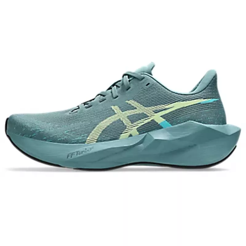Asics Novablast 6 Mens Foggy Teal/Illuminate Yellow - Bilde 2
