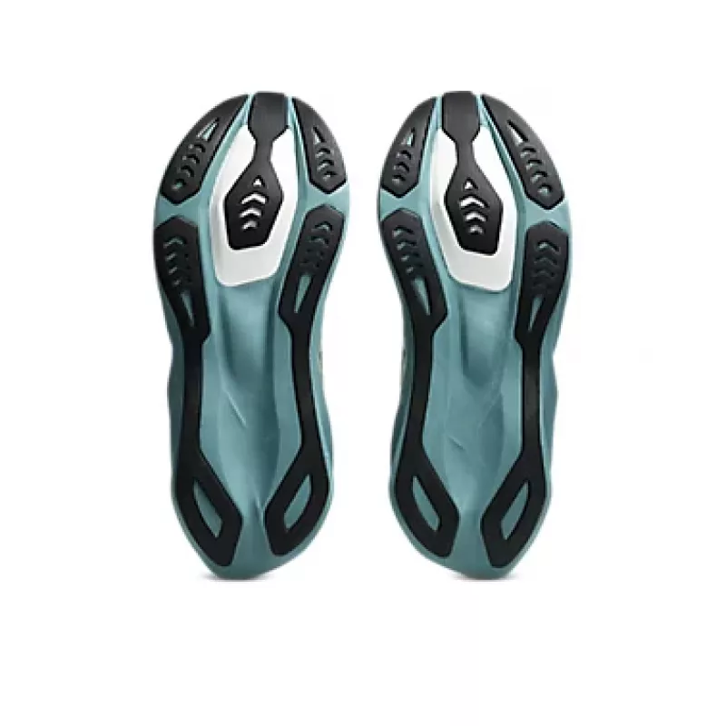 Asics Novablast 6 Mens Foggy Teal/Illuminate Yellow - Bilde 3