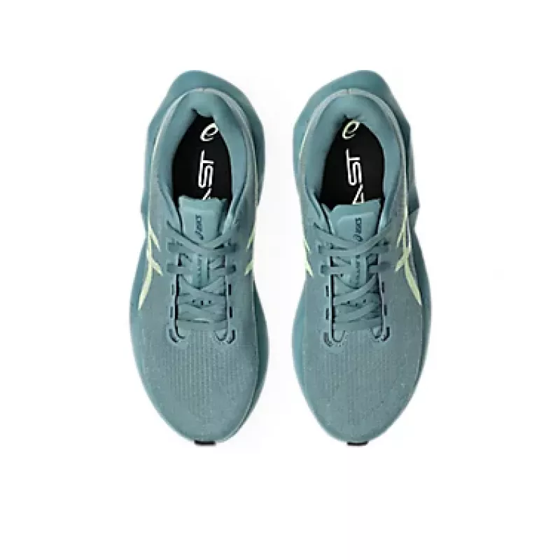 Asics Novablast 6 Mens Foggy Teal/Illuminate Yellow - Bilde 4