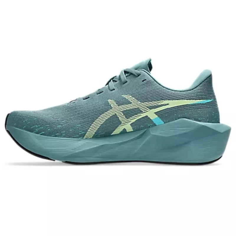 Asics Novablast 6 Mens Foggy Teal/Illuminate Yellow - Bilde 6