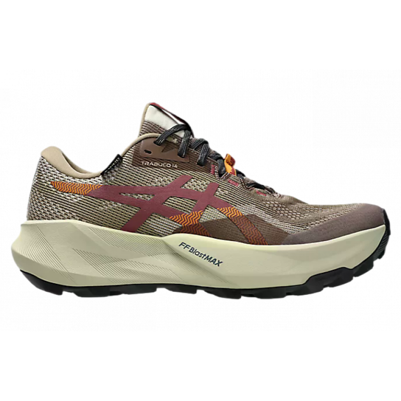Asics Trabuco 14 Gtx Mens Taupe Grey/Oatmeal