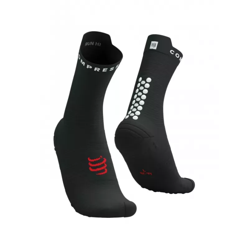 Compressport PRO RACING SOCKS V4.0 RUN HIGH Black/White