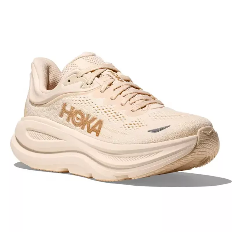 Hoka Bondi 9 Wide Womens Vanilla/Birch