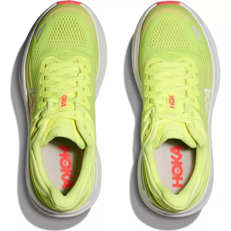 Hoka Bondi 9 Womens Neon Yuzu/Sunlight - Bilde 4