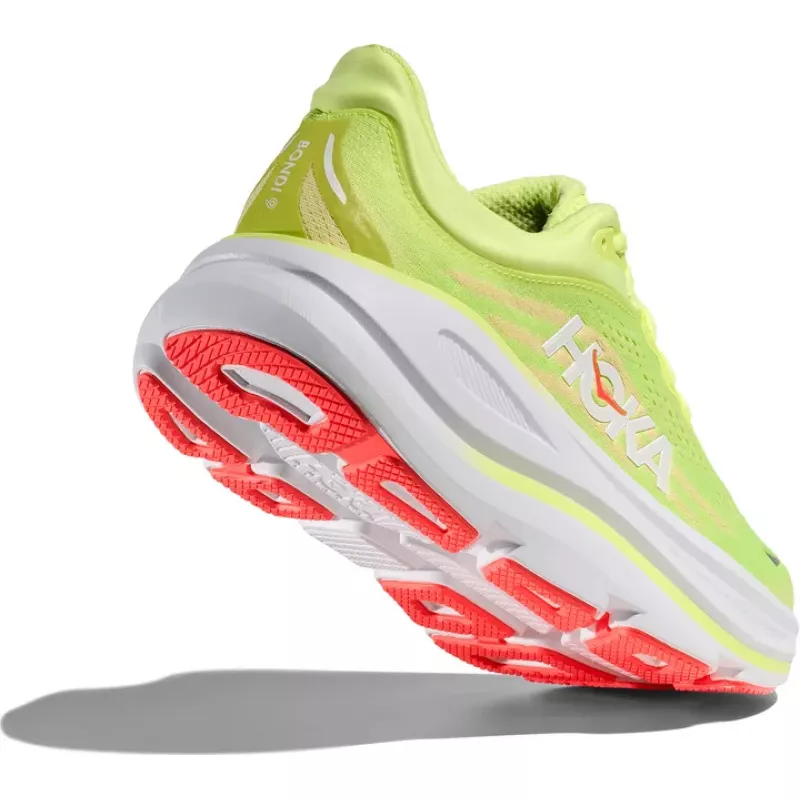 Hoka Bondi 9 Womens Neon Yuzu/Sunlight - Bilde 7