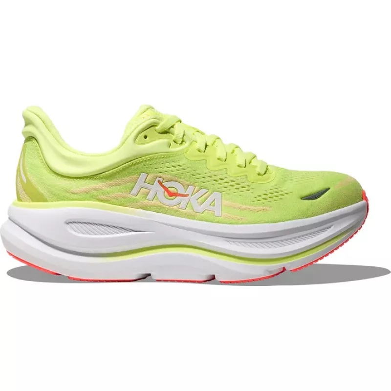 Hoka Bondi 9 Womens Neon Yuzu/Sunlight - Bilde 8