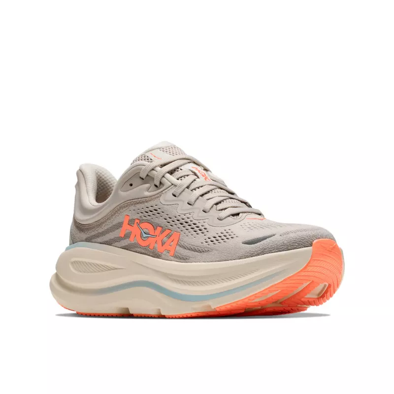 Hoka Bondi 9 Womens River Rock Grey/Mineral Ore - Bilde 4