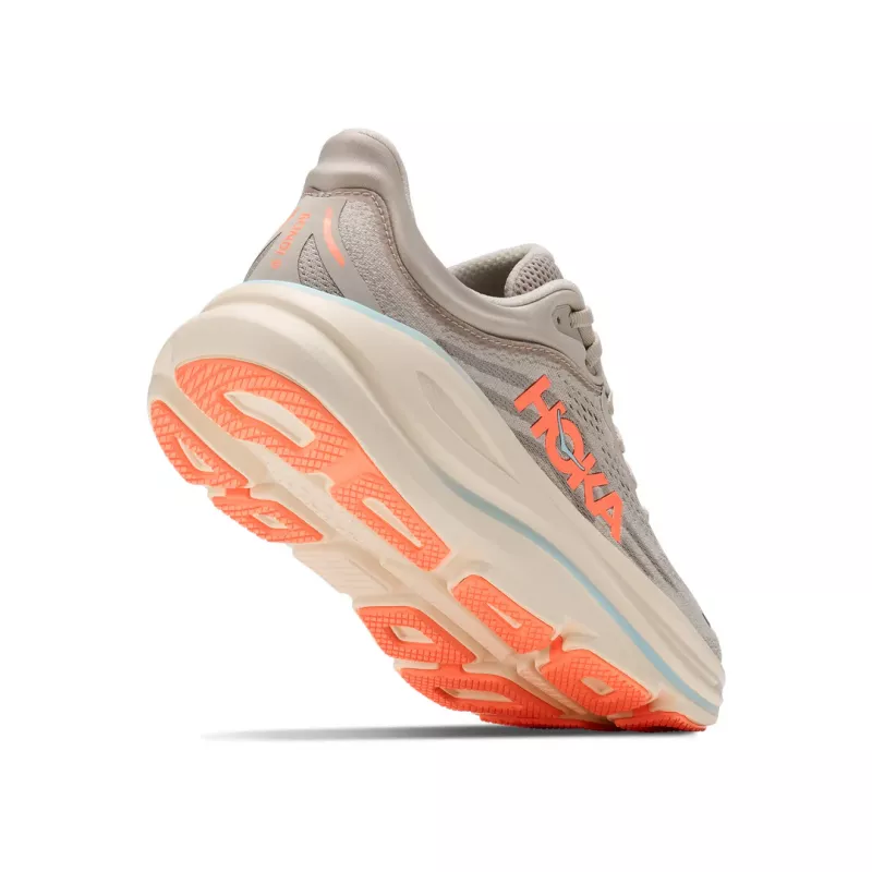 Hoka Bondi 9 Womens River Rock Grey/Mineral Ore - Bilde 6
