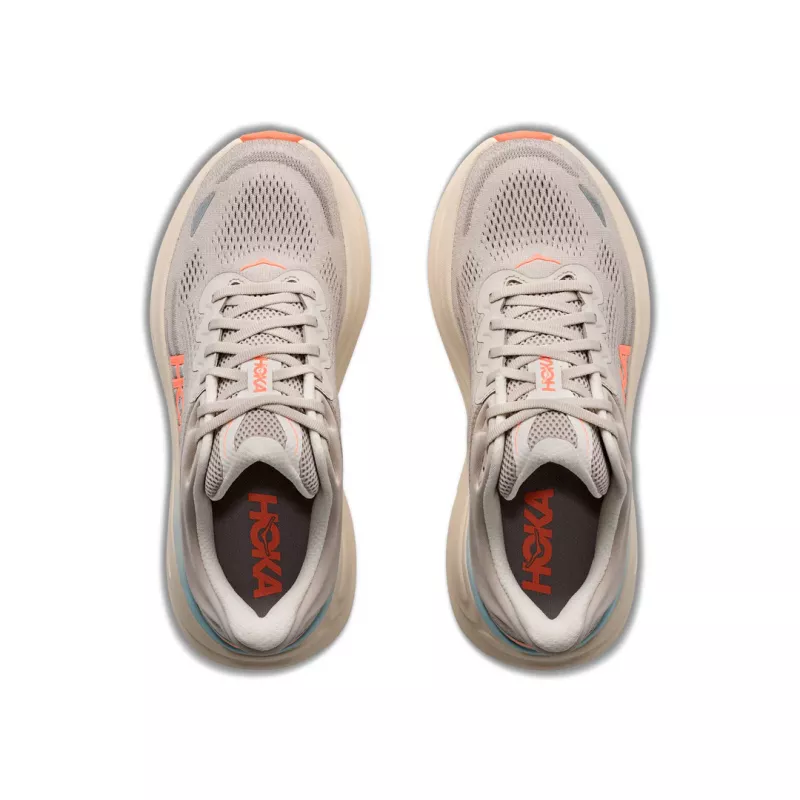 Hoka Bondi 9 Womens River Rock Grey/Mineral Ore - Bilde 8